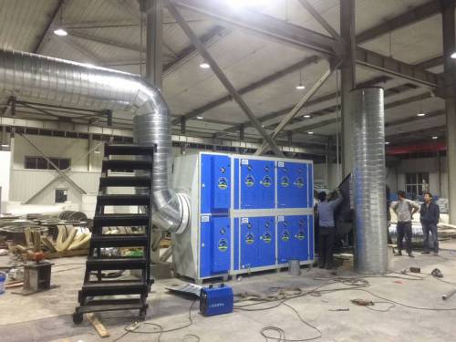 等離子光氧一體機安裝現(xiàn)場